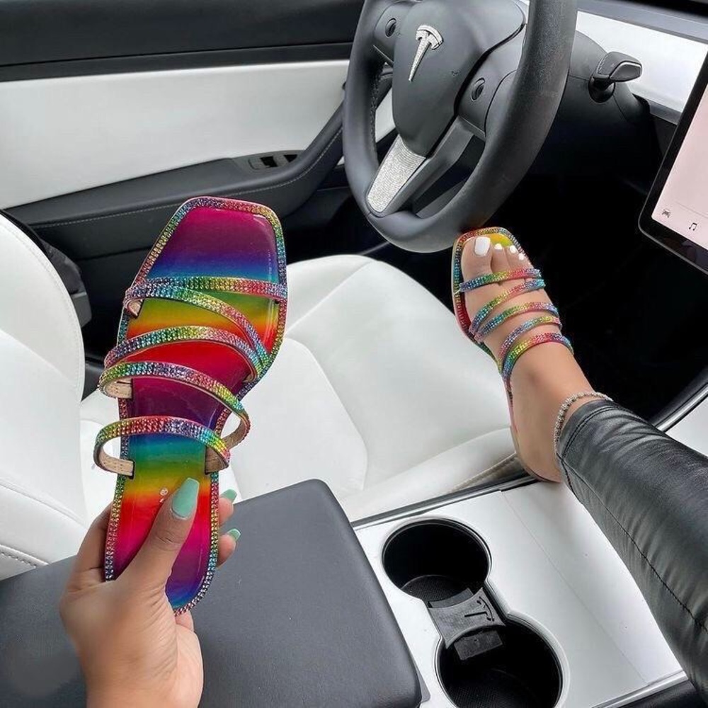 🔥New🔥Bailey Rainbow Sandals.